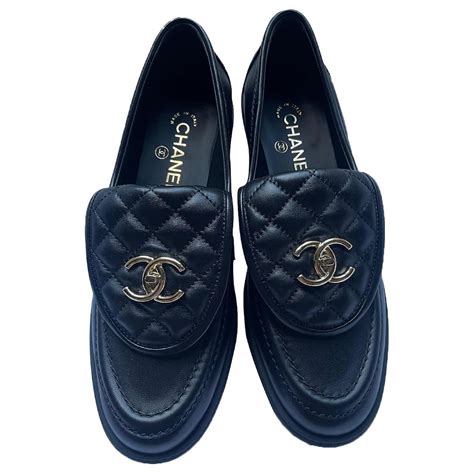 chanel mocassim|Chanel moccasin loafers price.